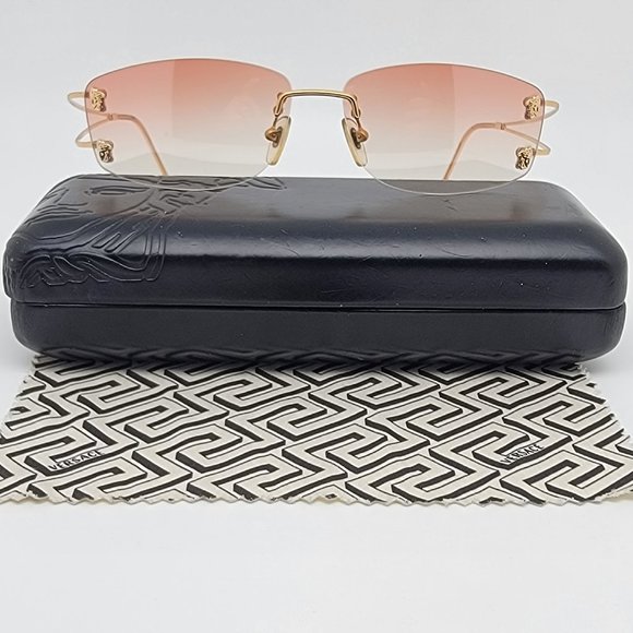 【美品】VERSACE MOD.N87 N30/577 サングラス　リムレス 美品】VERSACE MOD.N87 N30/577 サングラス リムレス - メルカリ